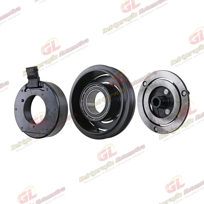 Conjunto de Embreagem do Compressor Delphi/Mahle RC.600.108 Volkswagen Fox / Gol G5 - 12 Volts Polia 3pk 114mm — foto 2