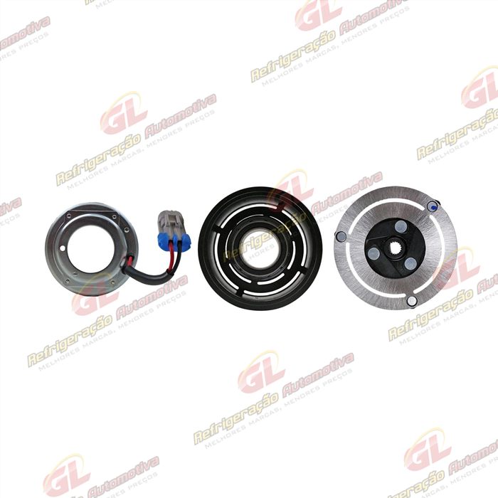Conjunto de Embreagem do Compressor Original Scroll Chevrolet Prisma 2013 Até 2019 / Spin/Onix 2013> / Cobalt 2012> - 12 Volts Polia 5pk 103mm — foto 3