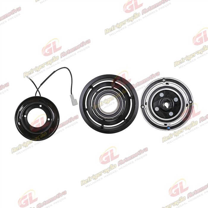 Conjunto de Embreagem do Compressor Denso 10P15 Mitsubishi L200 Triton / Outlander Flex RC.600.190 / RC.600.191 - 12 Volts Polia 8pk 120mm — foto 4