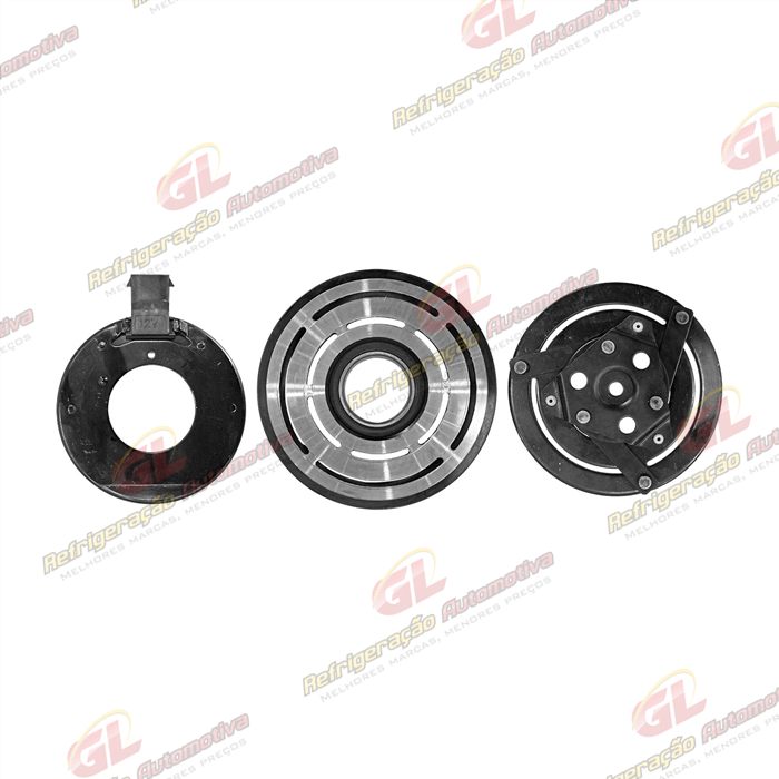 Conjunto de Embreagem do Compressor CVC Delphi 20069 Renault Megane 2.0 - 12 Volts Polia 7pk 119mm — foto 3