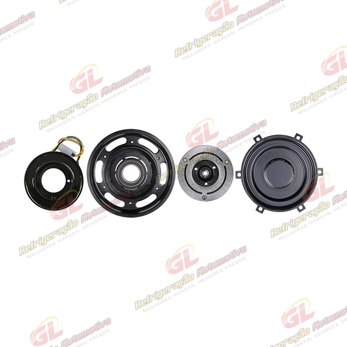 Conjunto de Embreagem do Compressor RC.600.173 Sanden 7H15 Caminhão Volvo - 24 Volts Polia 8pk 180mm OEM: 20779978 — foto 4