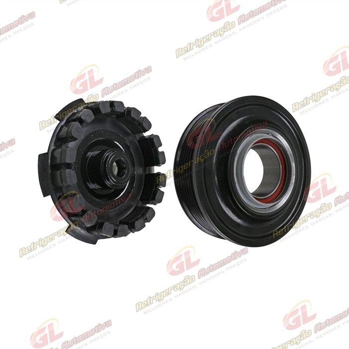 Conjunto de Embreagem do Compressor Denso Volkswagen Amarok Diesel - 12 Volts Polia 6pk 100mm — foto 4