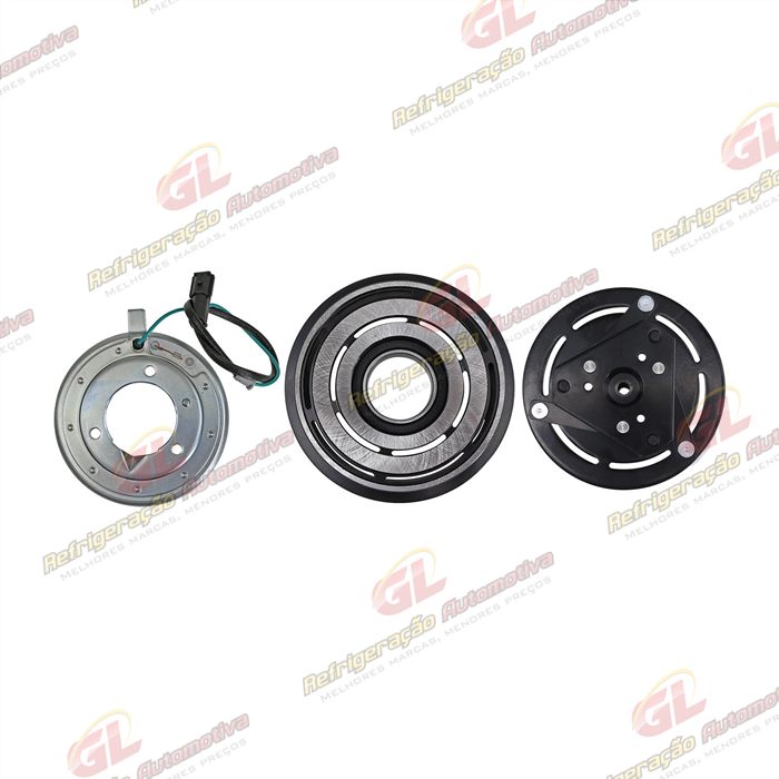 Conjunto de Embreagem do Compressor Valeo DSK-15DS Caminhão Volkswagen Constellation - 24 Volts Polia 4pk 120mm — foto 3