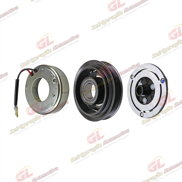 Conjunto de Embreagem do Compressor Calsonic Fiat Uno / Palio / Novo Uno 12 Volts Polia 5pk 119mm — foto 2