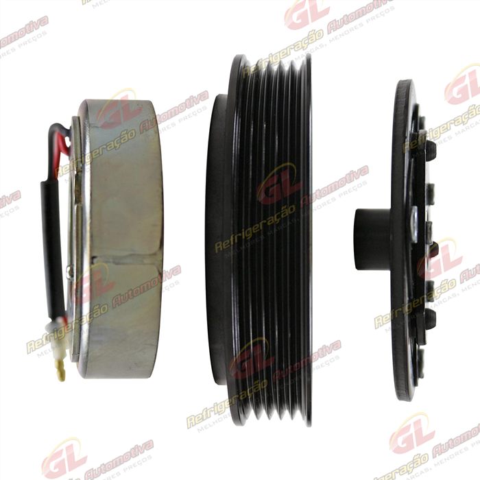 Conjunto de Embreagem do Compressor Calsonic Fiat Uno / Palio / Novo Uno 12 Volts Polia 5pk 119mm — foto 5