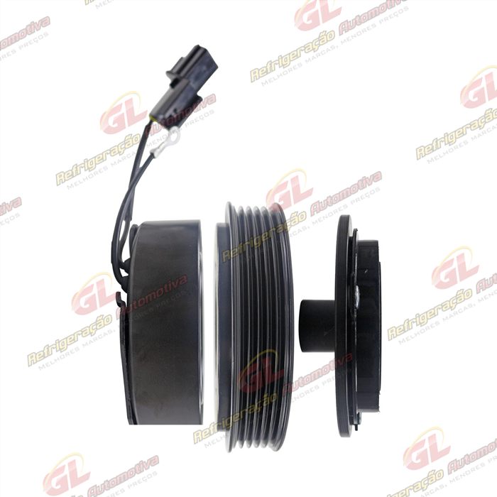 Conjunto de Embreagem do Compressor DF11 Hyundai HB20 Motor 1.0 - 12 Volts Polia 5pk 123mm — foto 5