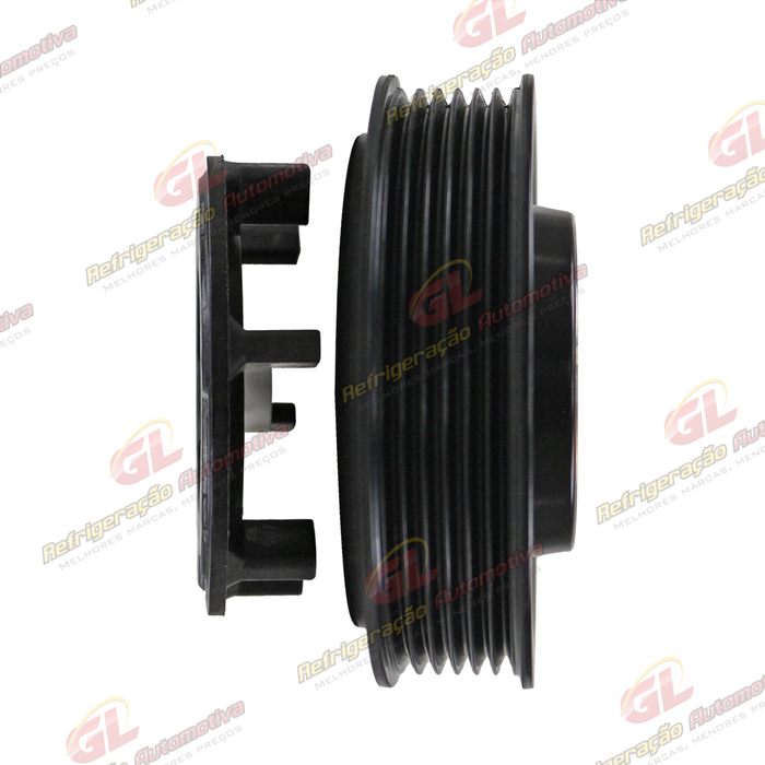 Conjunto de Embreagem do Compressor Denso 6SEU12C ND2 6QO820803D Volkswagen Polo Novo do Compressor RC.600.361 - 12 Volts Polia 6pk 115mm — foto 5