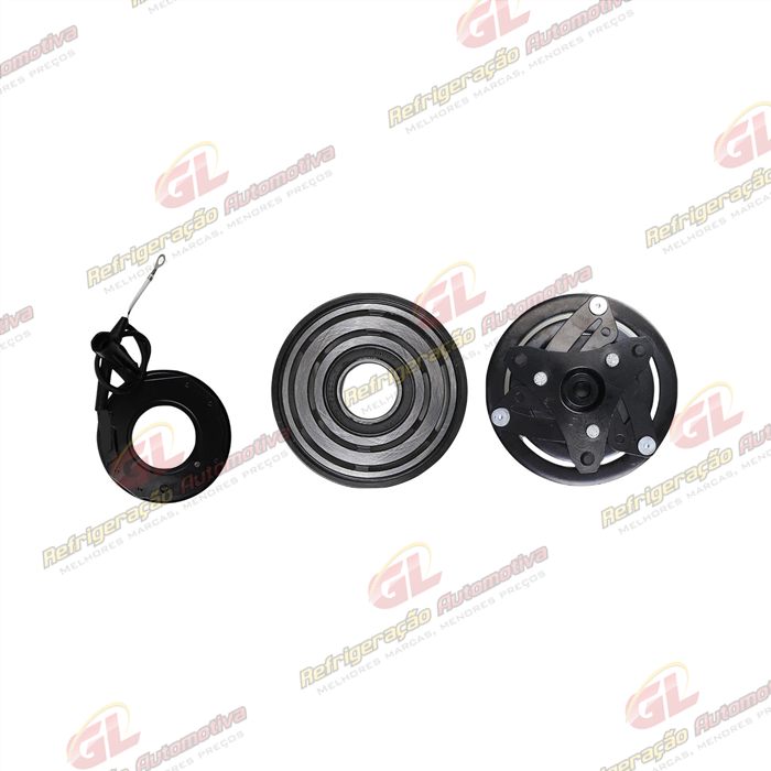 Conjunto de Embreagem do Compressor Denso 10SR13C RC.600.370 Toyota Etios - 12 Volts Polia 7pk 105mm — foto 3
