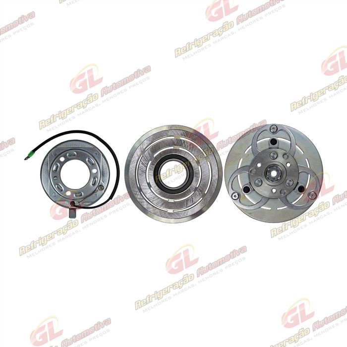 Conjunto de Embreagem do Compressor RC.600.383 Modelo Valeo Mitsubishi L200 Sport - 12 Volts Polia Canal 1A 125mm — foto 3