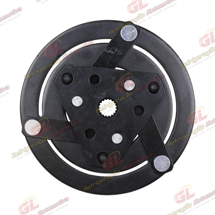 Embreagem do Compressor Scroll Chevrolet Tracker / Spin / Onix / Sonic 1.8 / Cobalt 1.8 Eixo Estriado