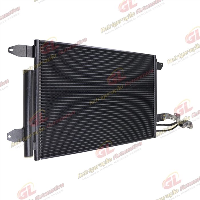 Condensador Volkswagen Jetta 2007 Até 2009 / Golf 2012> Fluxo Paralelo OEM: 1K0820411Q — foto 2