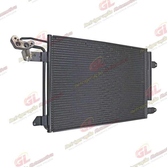Condensador Volkswagen Jetta 2007 Até 2009 / Golf 2012> Fluxo Paralelo OEM: 1K0820411Q — foto 3