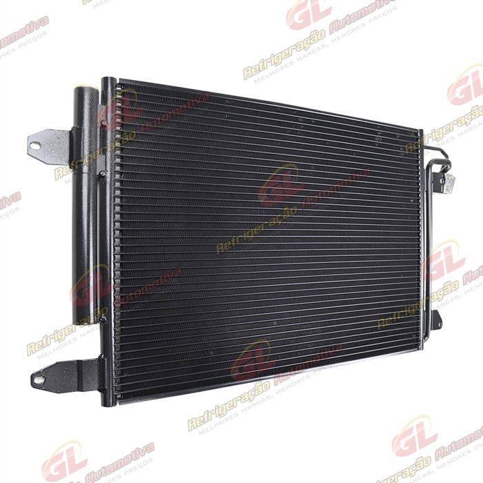 Condensador Volkswagen Jetta 2007 Até 2009 / Golf 2012> Fluxo Paralelo OEM: 1K0820411Q — foto 6