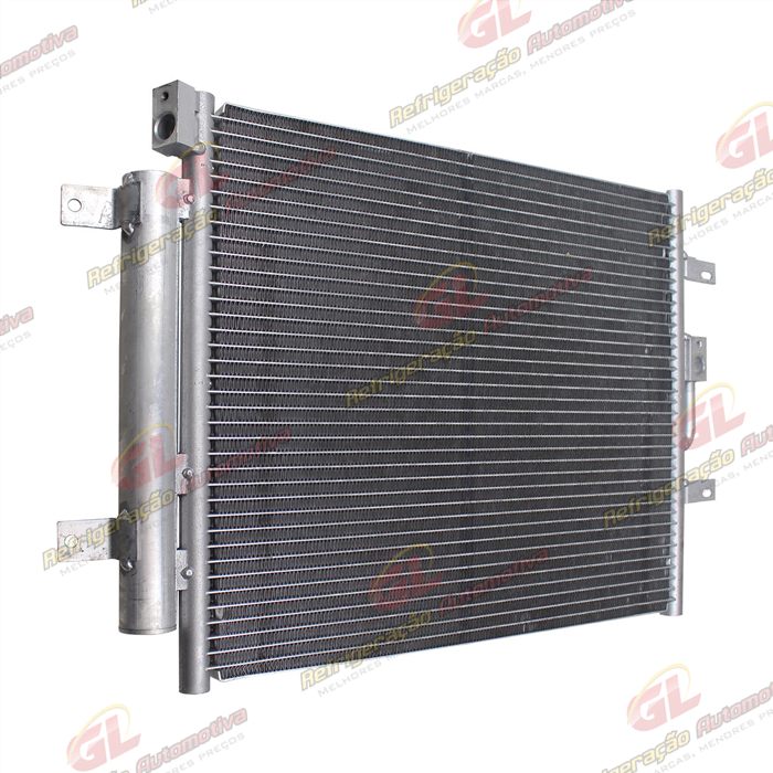 Condensador Fiat Palio/ Siena/ Strada 2003>/ Idea 1.8 2006> Fluxo Paralelo — foto 2