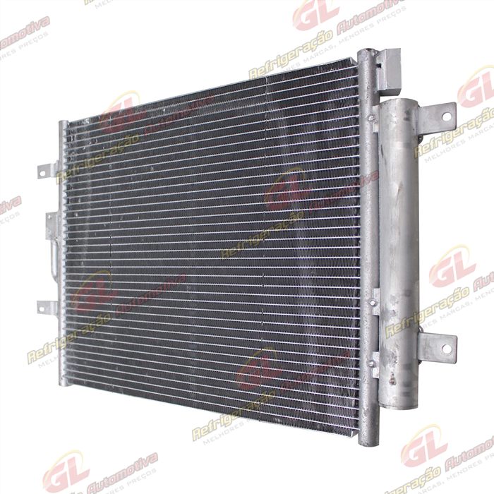 Condensador Fiat Palio/ Siena/ Strada 2003>/ Idea 1.8 2006> Fluxo Paralelo — foto 3