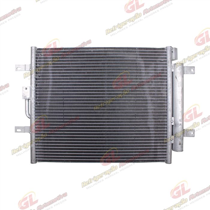 Condensador Fiat Palio/ Siena/ Strada 2003>/ Idea 1.8 2006> Fluxo Paralelo — foto 4