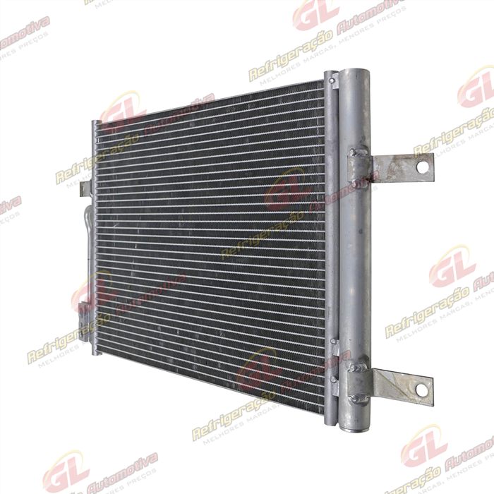 Condensador Fiat Palio/Siena/Strada Motor Fire 1.0 e 1.4 2008>/ Palio/Siena Motor E-Torq Modelo Denso Sistema Behr Fluxo Paralelo OEM: 51834975 — foto 3