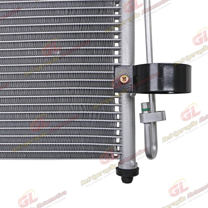 Condensador Mitsubishi L200 Triton HPE Gasolina V6 / Diesel 2007 Até 2011 / Pajero Dakar Fluxo Paralelo OEM: MN123642 — foto 8