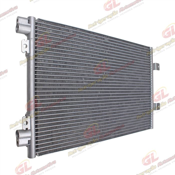 Condensador Ford Fiesta Street 2001 Até 2007/ Ka 2008 Até 05/2012 / Jeep Troller Fluxo Paralelo — foto 2