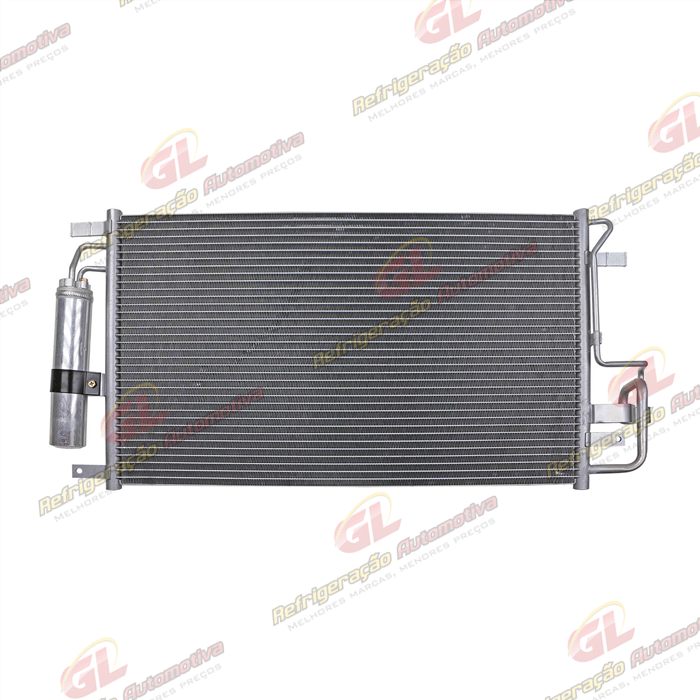 Condensador Hyundai Tucson 2005 Até 2010 / Kia Sportage 2005 Até 2010 2.0 / 2.7 Fluxo Paralelo OEM: 976062E000 — foto 4