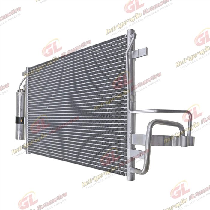 Condensador Hyundai Tucson 2005 Até 2010 / Kia Sportage 2005 Até 2010 2.0 / 2.7 Fluxo Paralelo OEM: 976062E000 — foto 5