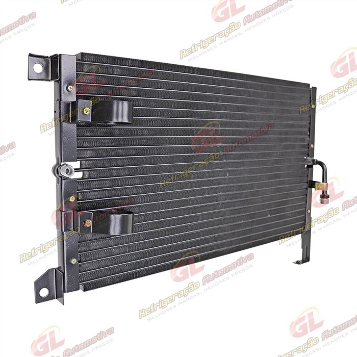 Condensador Caminhão Ford Cargo 1317/ 1517/ 1717/ 1722/ 2422/ 2428/ 2622/ 2628/ 2632/ 2932/ 6332/ 5032 Fluxo Paralelo Original OEM: 5C4519710BB — foto 2