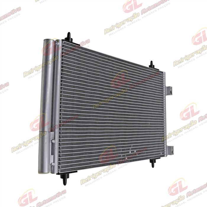 Condensador Citroën C4 Picasso 2.0 16 Válvulas Gasolina/ C4 2.0 16 Válvulas Flex 2009>/ C4 Lounge THP/ Peugeot 307/ 308/ 3008/ 408/ RCZ Fluxo Paralelo OEM: 6455GH — foto 2