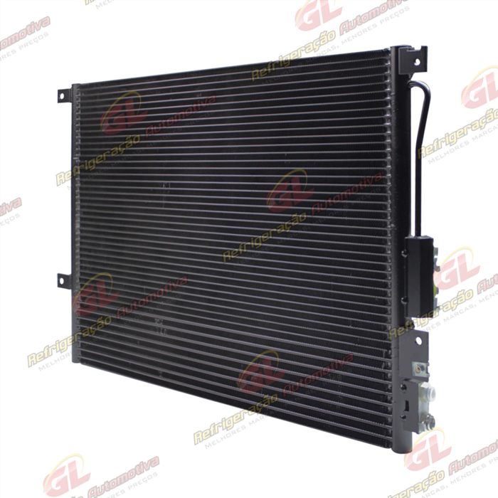 Condensador Jeep Cherokee 2005> c/ Resfriador de Óleo Fluxo Paralelo OEM: 55116928AA — foto 6