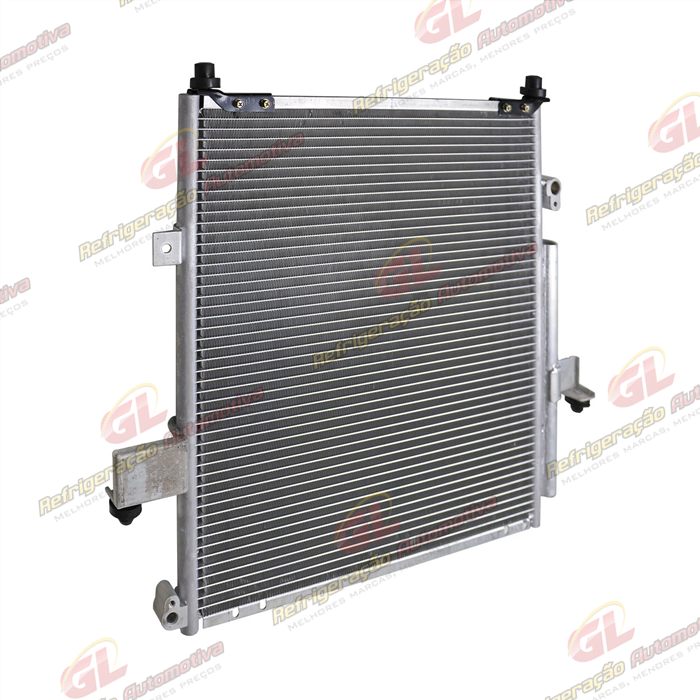 Condensador Mitsubishi L200 Triton Gasolina V6 / Diesel 2012> Fluxo Paralelo OEM: CA550024 / DS545027 — foto 3