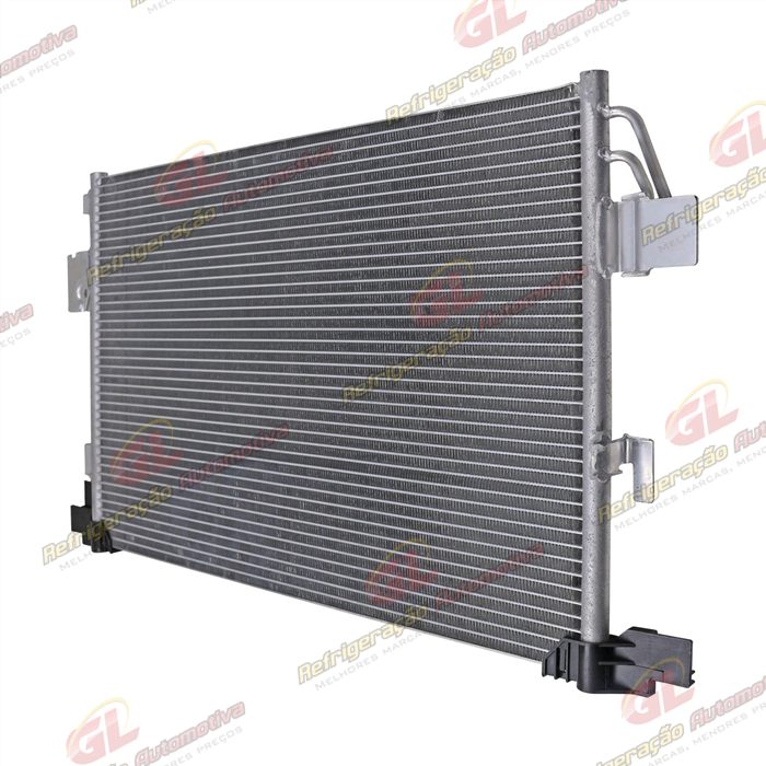 Condensador Mitsubishi ASX / Lancer / Outlander 2008 Até 2011 Fluxo Paralelo OEM: 7812A030 — foto 5