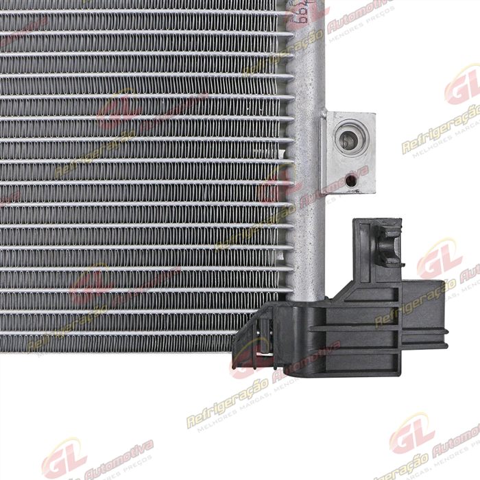 Condensador Mitsubishi ASX / Lancer / Outlander 2008 Até 2011 Fluxo Paralelo OEM: 7812A030 — foto 9