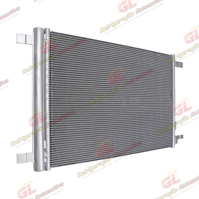 Condensador Volkswagen Polo/ T-Cross/ Nivus/ Virtus 1.0 TSI/ 1.6 2017> Fluxo Paralelo OEM: 2QB520411 — foto 6
