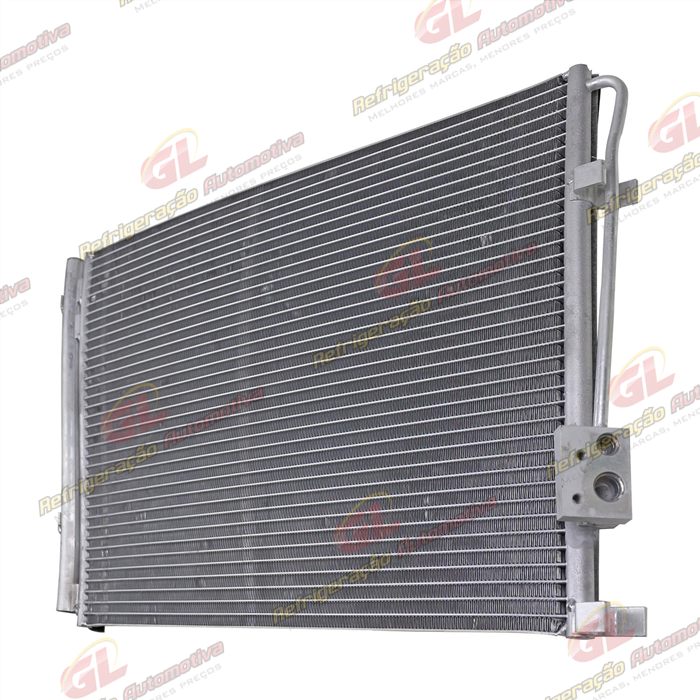 Condensador Hyundai HB20 1.0/1.6 Motor 3 Cilindros GDI 2020> Fluxo Paralelo OEM: 97606R1000/ 97606R1400 — foto 2