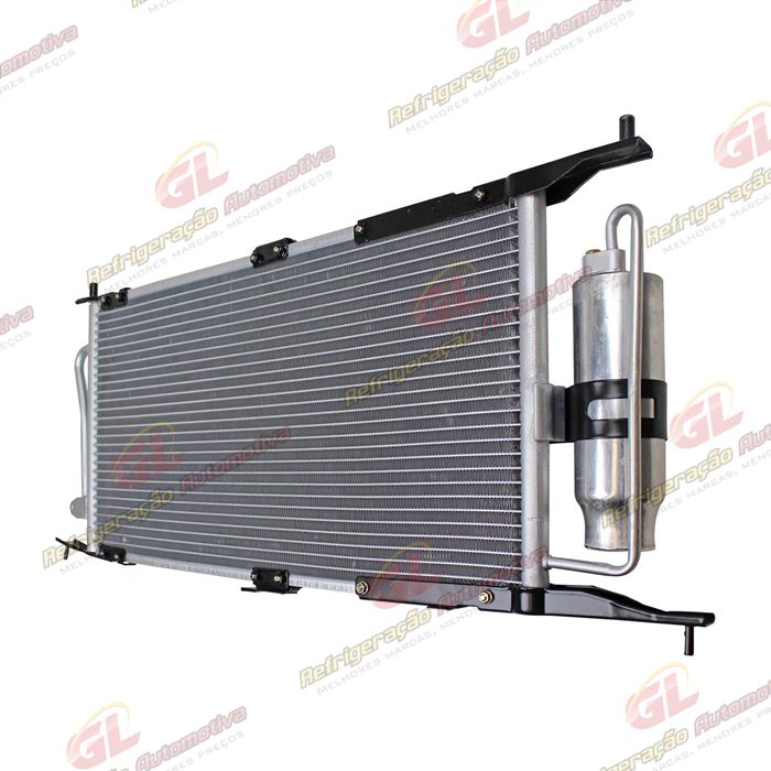 Condensador Chevrolet Corsa Sedan 1.0 2003 Até 2010 Fluxo Paralelo OEM: 93370780/ 93378126 — foto 3