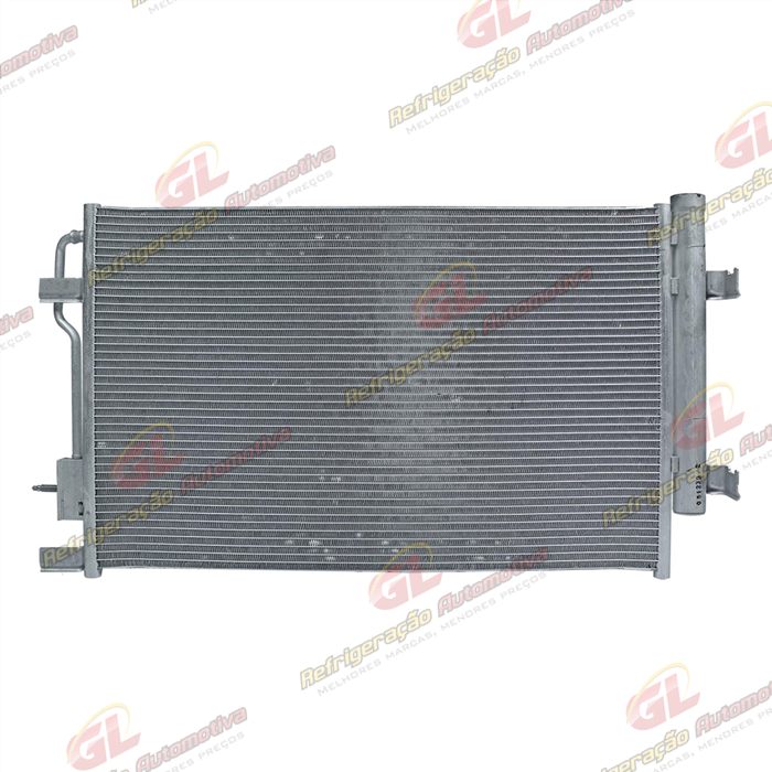 Condensador Chevrolet Cobalt / Prisma / Spin Após 08/2017> / Onix Mês 07/2016 Até 2018 Fluxo Paralelo OEM: 52083727 / 16479564