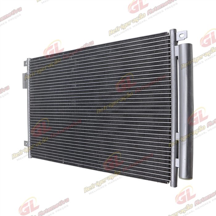Condensador Fiat Novo Uno 2010>/ Palio 2012>/ Mobi 2017> Sistema Denso Fluxo Paralelo OEM: 51835575/ 52029111 — foto 5