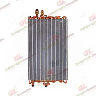 Evaporador Máquina New Holland Trator T8 / T9 Case Magnum Pulverizador Tubo Aletas C/A OEM: 86990262/ 322847A2/ 322847A1